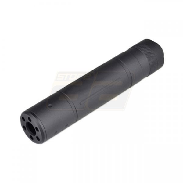 Metal D Type Silencer 155mm - Black