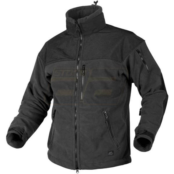 Helikon Classic Army Fleece Windblocker Jacket - Black - XS