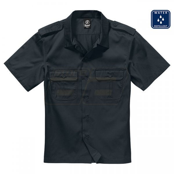 Brandit US Shirt Shortsleeve - Black - 4XL