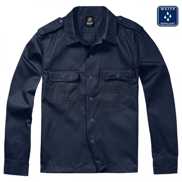 Brandit US Shirt Longsleeve - Navy - M