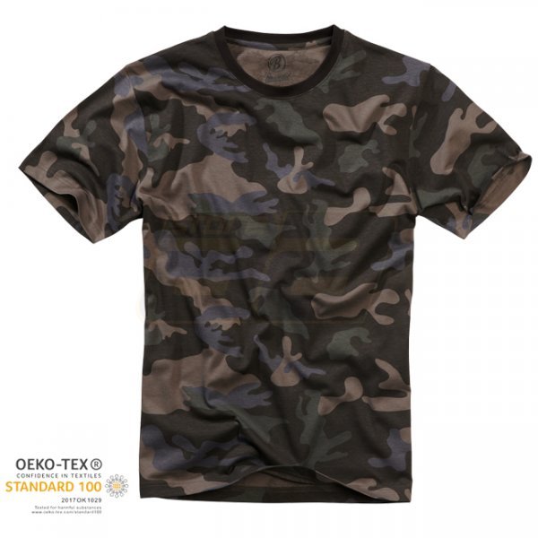 Brandit T-Shirt - Dark Camo - 3XL