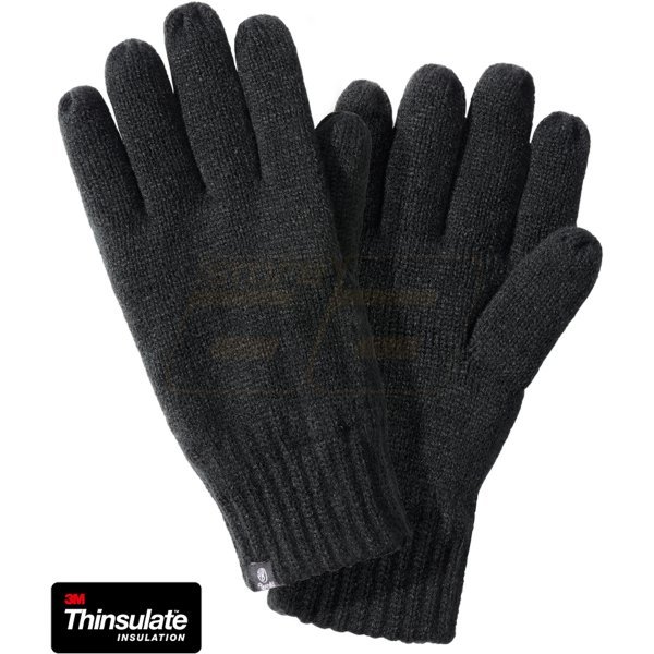 Brandit Knitted Gloves - Black - L