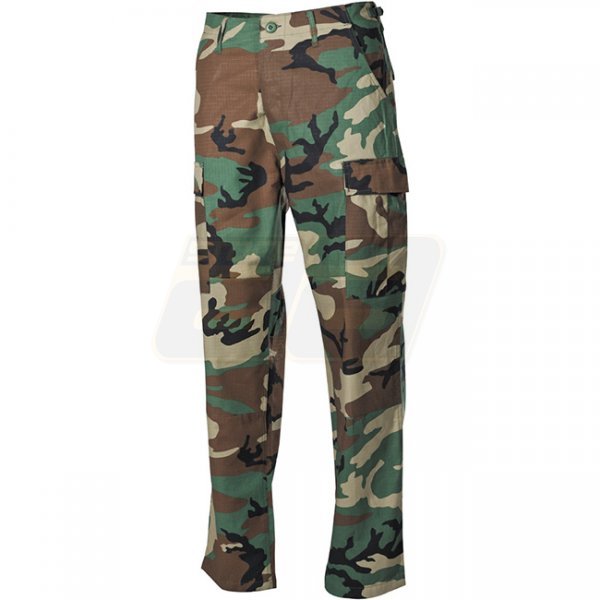 MFH BDU Combat Pants Ripstop - Woodland - XL