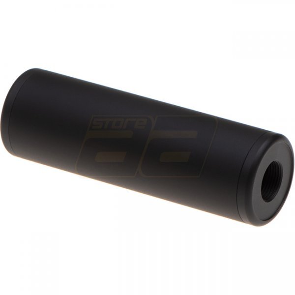 METAL 100x32mm Smooth Silencer - Black