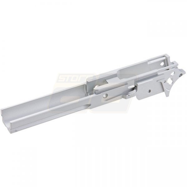 5KU Marui Hi-Capa 4.3 GBB Aluminum Frame Blank Rail Version - Silver