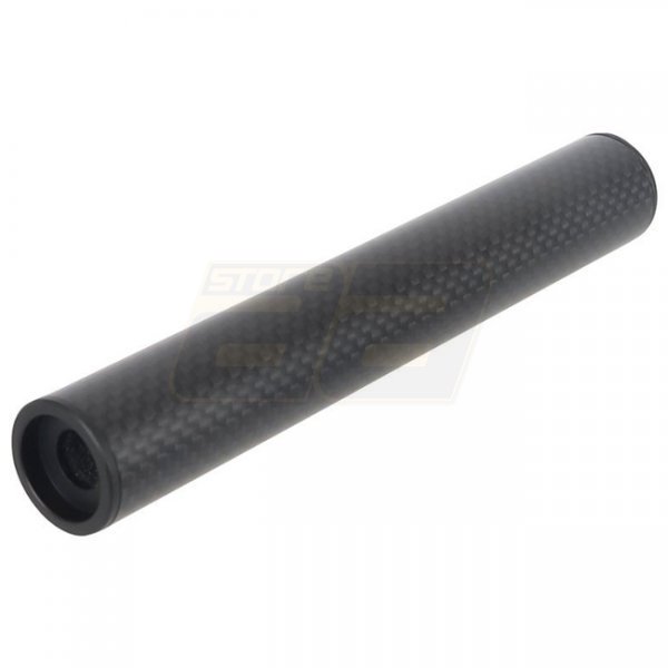 Laylax MODE-2 Carbon Fiber Slim Silencer 14mm CCW 150mm - Black