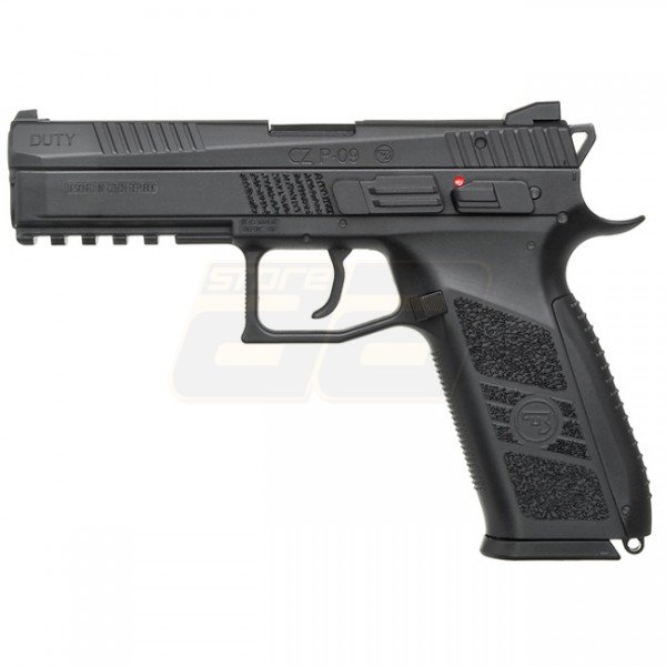 KJ Works CZ P-09 Gas Blowback Pistol - Black