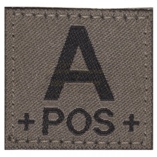 Clawgear A Pos Bloodgroup Patch - RAL 7013