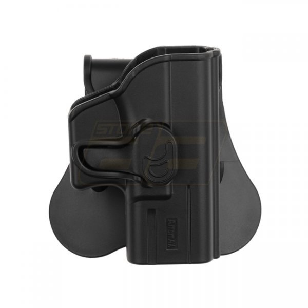 Amomax Glock 26/27/33 Paddle Holster RH - Black