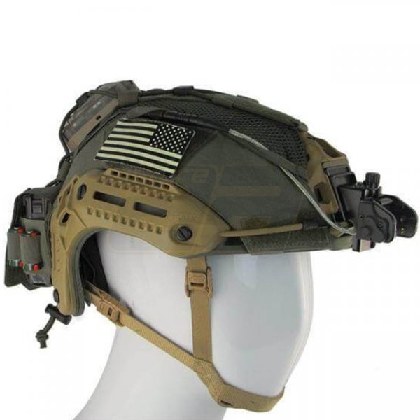 Agilite MTEK FLUX Helmet Cover Gen4 - Ranger Green - L/XL