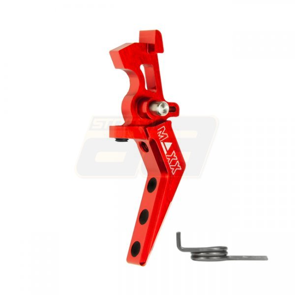 Maxx CNC Aluminum Advanced Speed Trigger Style A - Red