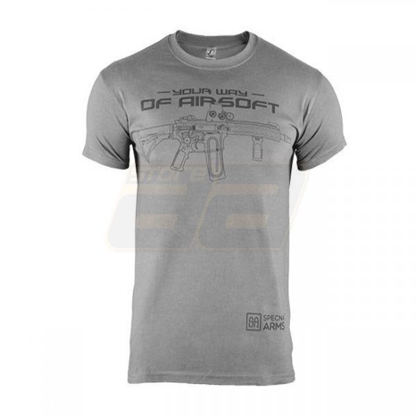 Specna Arms Shirt - Your Way of Airsoft 02 - Grey/Black - XL