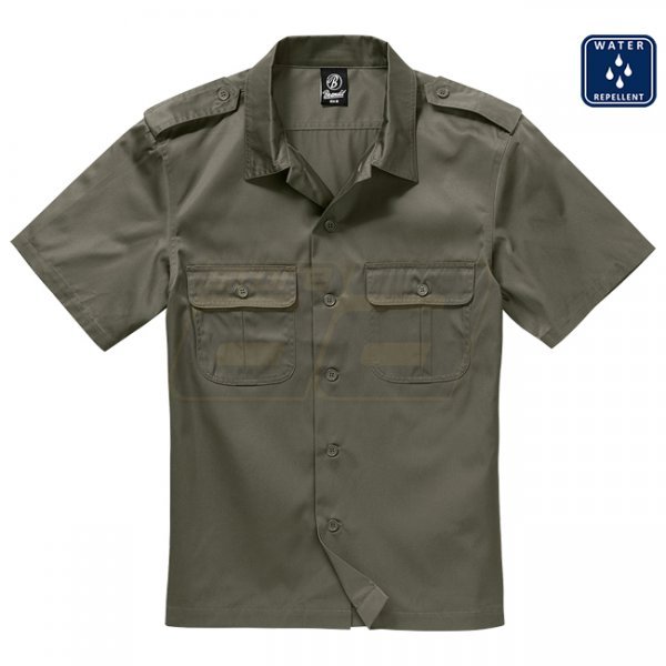 Brandit US Shirt Shortsleeve - Olive - M