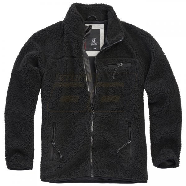 Brandit Teddyfleece Jacket - Black - S