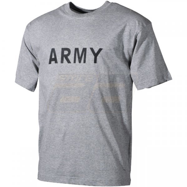 MFH Army Print T-Shirt - Grey - S