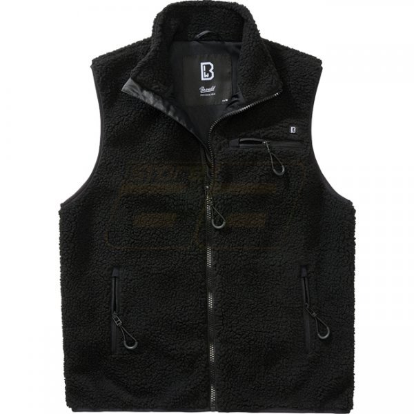 Brandit Teddyfleece Vest Men - Black - XL