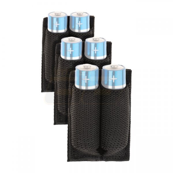 Invader Gear Battery Strap AA 3-Pack - Black