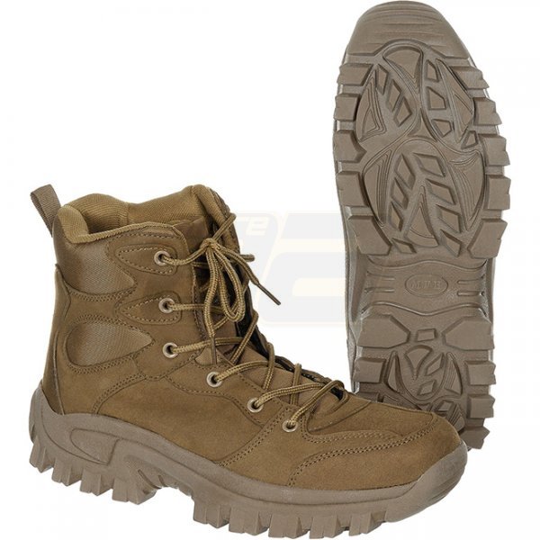 MFH Ankle Boots Commando - Coyote - 40
