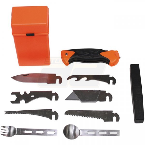 MFH Survival Kit 27 pcs - Orange