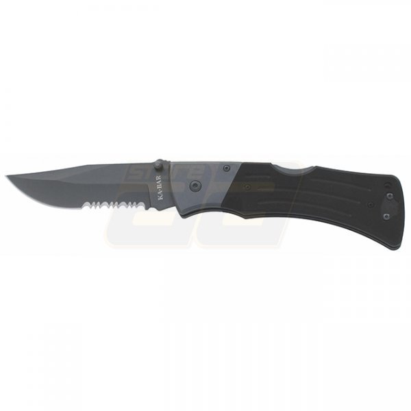 Ka-Bar G10 MULE Serrated Clip Point Blade