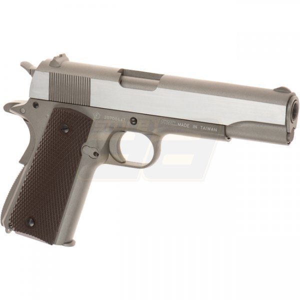 KWC M1911 Co2 Blow Back Pistol - Silver