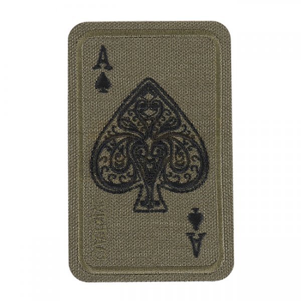M-Tac Ace of Spades Embroidery Patch - Ranger Green
