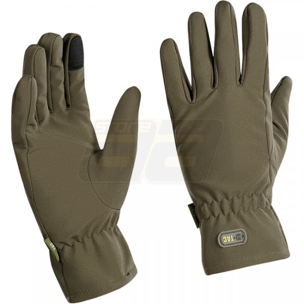 M-Tac Soft Shell Winter Gloves - Olive - S