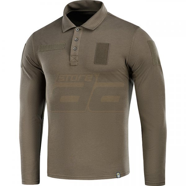 M-Tac Tactical Polo Shirt Long Sleeve 65/35 - Dark Olive - 2XL