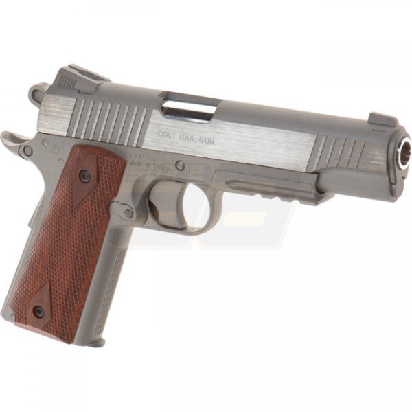 Colt M45A1 Co2 Blow Back Pistol - Stainless
