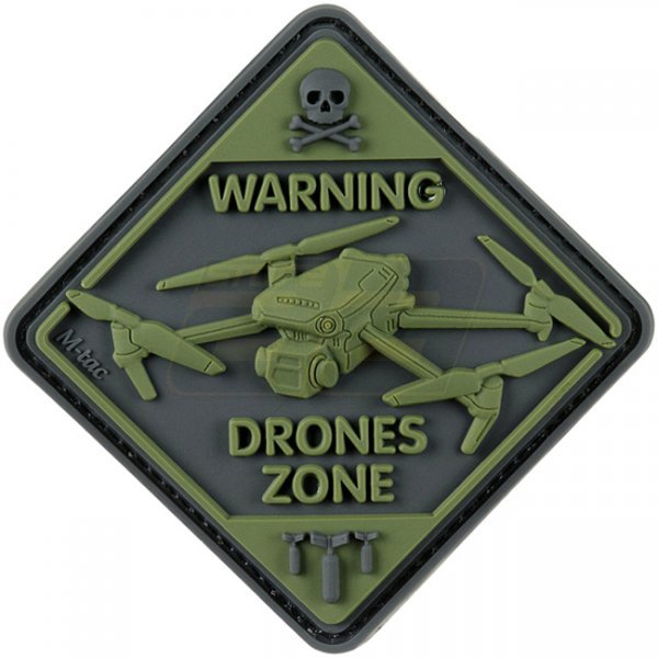 M-Tac Drones Zone Rubber Patch - Olive