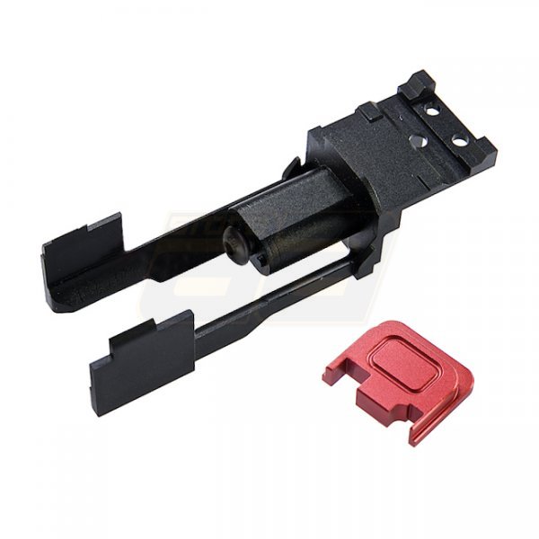 Dynamic Precision VFC Glock 17 Enhanced Bolt & Back Plate Type B - Red