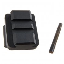 Airsoft Artisan LCT / GHK AK Picatinny Stock Adapter Folding Stock Version - Black