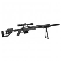 Well MB4410D Sniper Rifle Scope & Bipod Set - Black