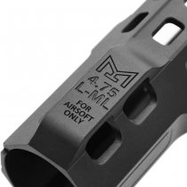Dytac Marui MWS / GBBR / AEG SLR Rifleworks ION Lite M-LOK Handguard Conversion Kit 4.75 Inch - Black