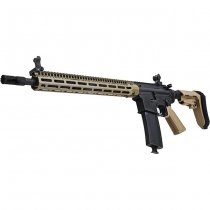 King Arms EMG Troy Industries SOCC M4 AEG 15 Inch RIS - Dark Earth