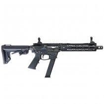 King Arms TWS 9mm Carbine Gas Blow Back Rifle - Black