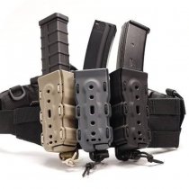 Laylax Battle Style Bite Mag SMG Quick Mag Holder Single Pack - Dark Earth