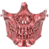 Laylax Battle Style Skull Face Guard - Red