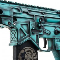 RWA Battle Arms Development 556-LW AEG Umi Edition Cerakote Robins Egg Blue Battleworn - Blue