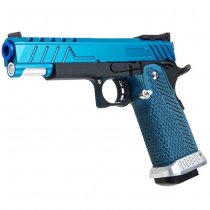 RWA DIVA Hi-Capa 5.1 Gas Blow Back Pistol G10 Grip - Blue