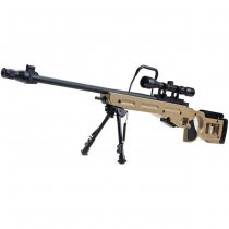 Snow Wolf SV98 Spring Spring Sniper Rifle Set - Tan