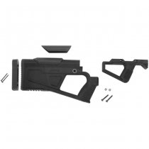 SRU Marui / WE / KSC / GHK / VFC M4 GBBR SRQ AR Advanced Stock Grip Kit - Black