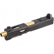 VFC Glock 19 Gen 4 GBB Fowler Industries MKII Complete Upper Slide Set Aluminium - Black