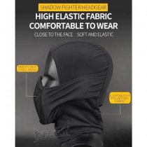 WoSport Balaclava Quick Dry & Protective Steel Mesh Face Mask - Black