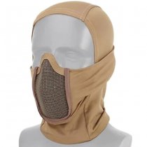 WoSport Balaclava Quick Dry & Protective Steel Mesh Face Mask - Tan