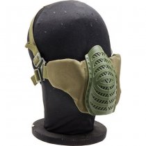 WoSport Half Face Mask - Olive