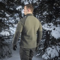 M-Tac Combat Fleece Jacket - Dark Olive - S - Long
