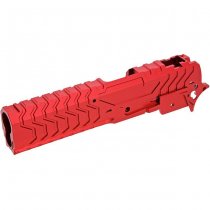 5KU Marui Hi-Capa GBB Aluminum Slide & Frame Matrix Type - Red