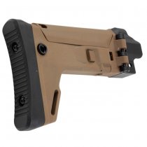 5KU Cyma MP5 AEG ACR Style Adjustable Folding Stock - Tan