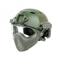 FAST Helmet & Mask Size M - Olive